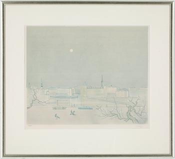 EINAR JOLIN, färglitografi. Signerad och numrerad 226/360.