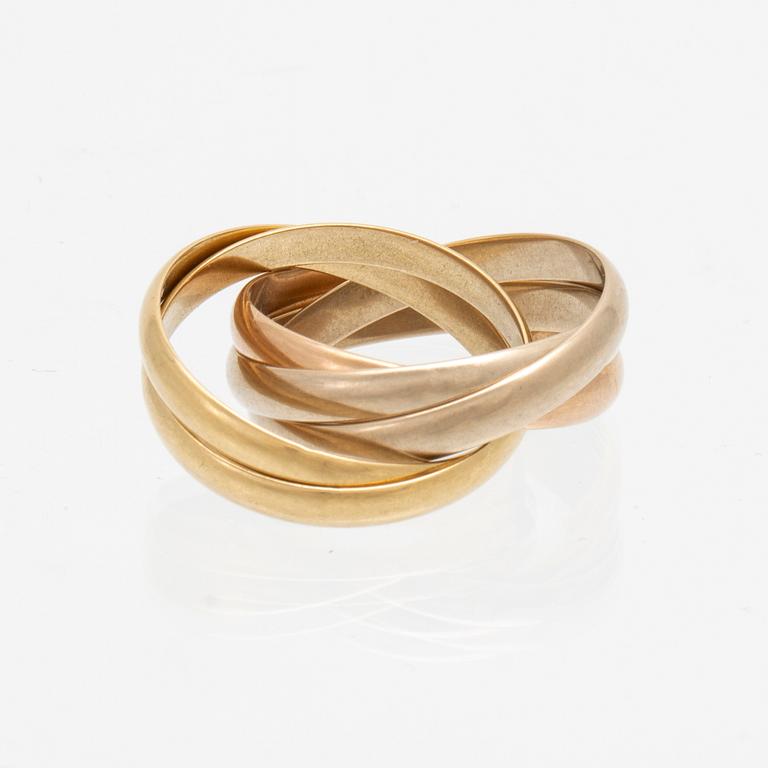 Cartier, ring "Trinity", 18K guld.