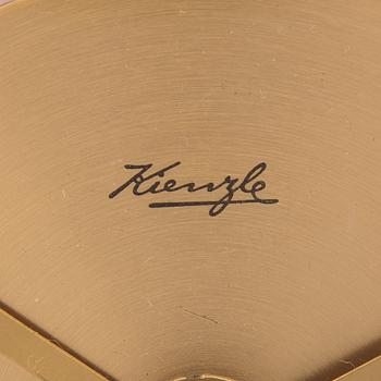 A Kienzle mantel clock, design by Heinrich Möllner, manufactured in 1960s-70s.