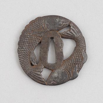 Tsuba, Japan, mei, Edo,.