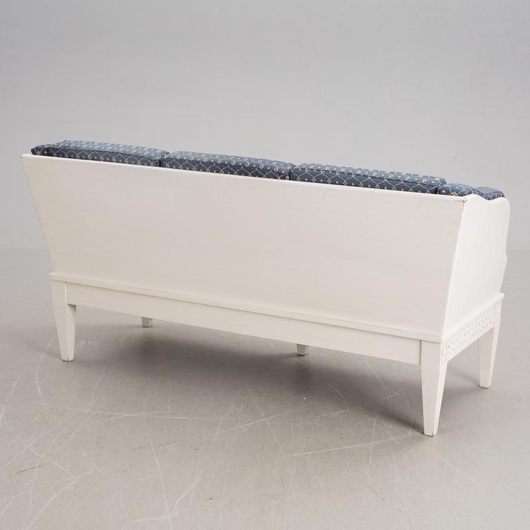 TRÅGSOFFA, gustaviansk stil, 1900-tal.