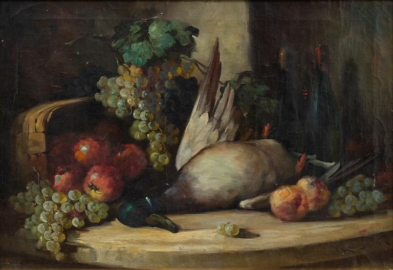 Unknown artist 19th/20th century, probably Russia, Still life.