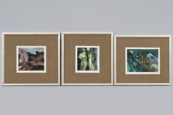 662. Wolff Buchholz, ETCHINGS 3 PCS.