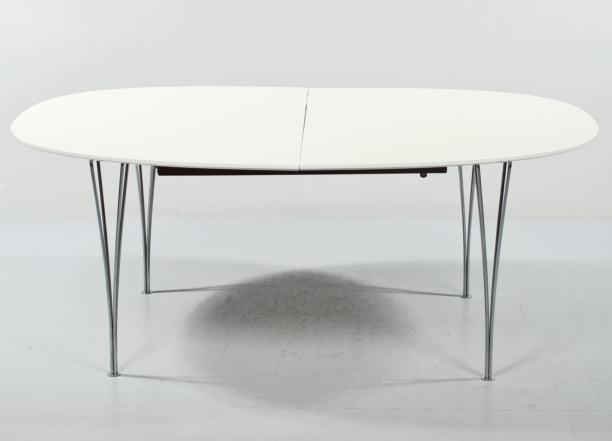 MATBORD, "Superellips", Bruno Mathsson och Piet Hein, Fritz Hansen, Danmark, 1900-talets andra hälft.