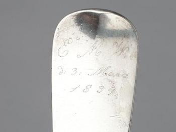 FÖRLÄGGARE, silver, Tyskland, Hamburg 1800-tal. Vikt 165 g.