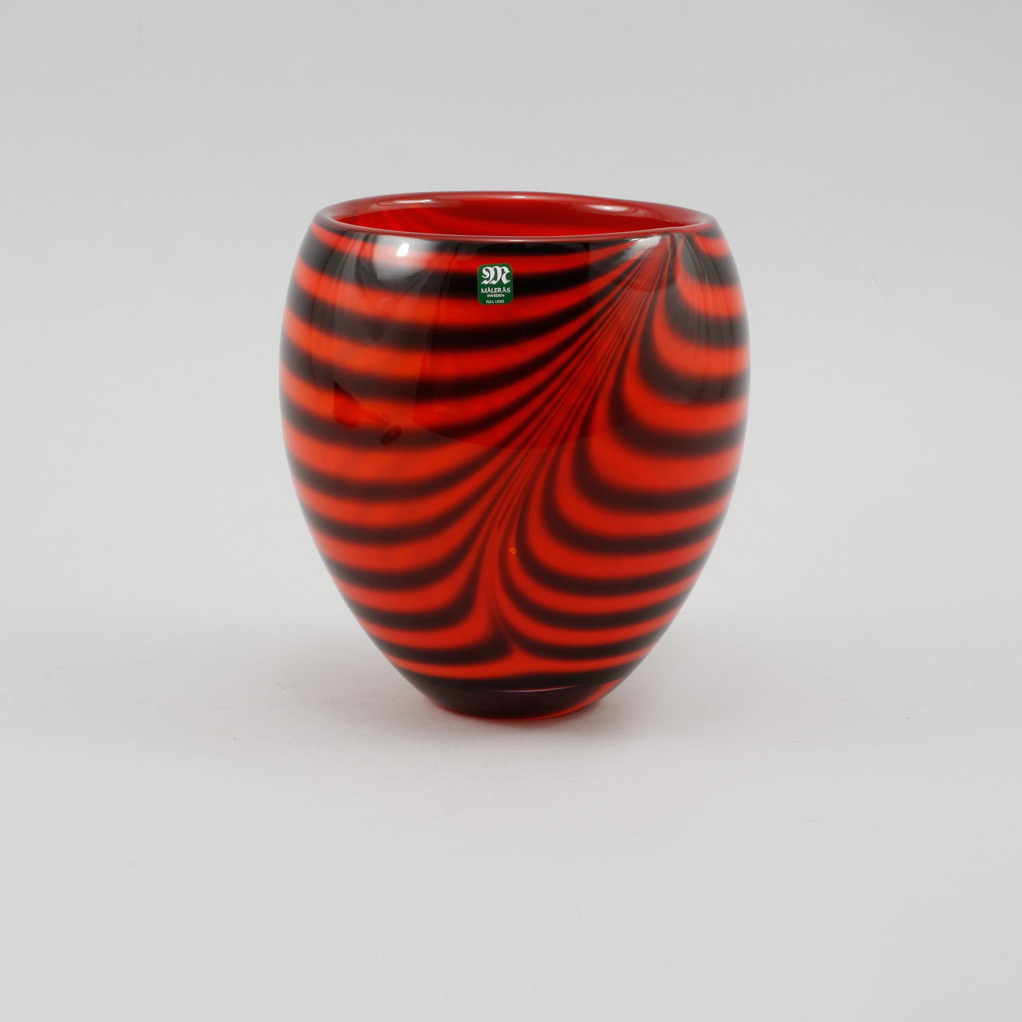 VAS, glas, Målerås glasbruk, sent 1900-tal.