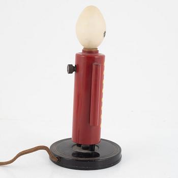Lurelle Guild, a 'The Colonel' table lamp, Chase, USA, 1930's.