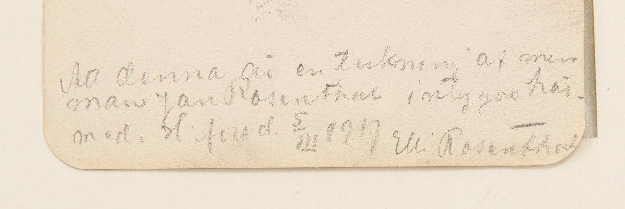Janis Rozenthal, Nakenstudie.