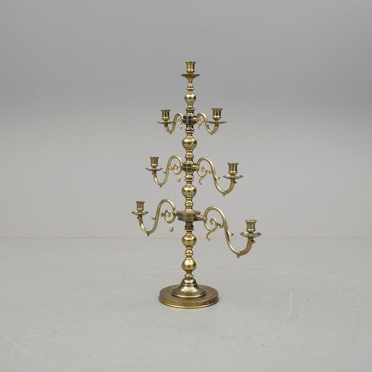 KANDELABER, mässing, 1900-talets andra hälft.