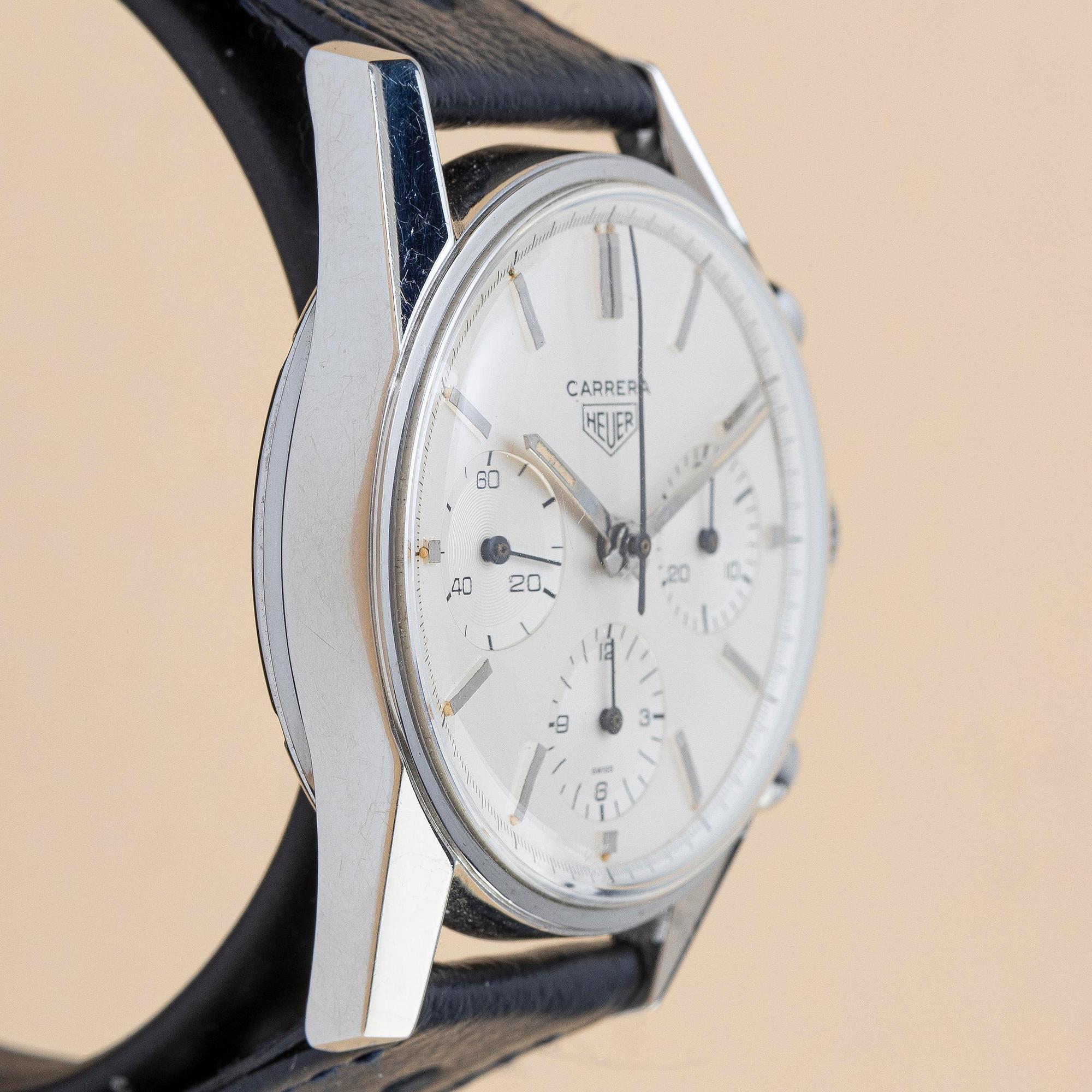 Heuer, Carrera, "Eggshell 1st Execution", ca 1963.