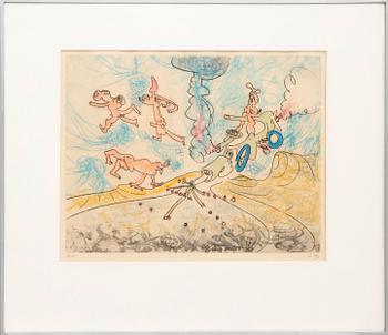 Roberto Matta, etching signed and numbered 98/100.