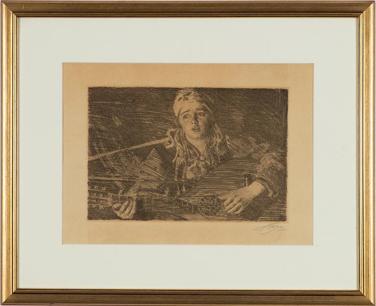 Anders Zorn, "Ols Maria".