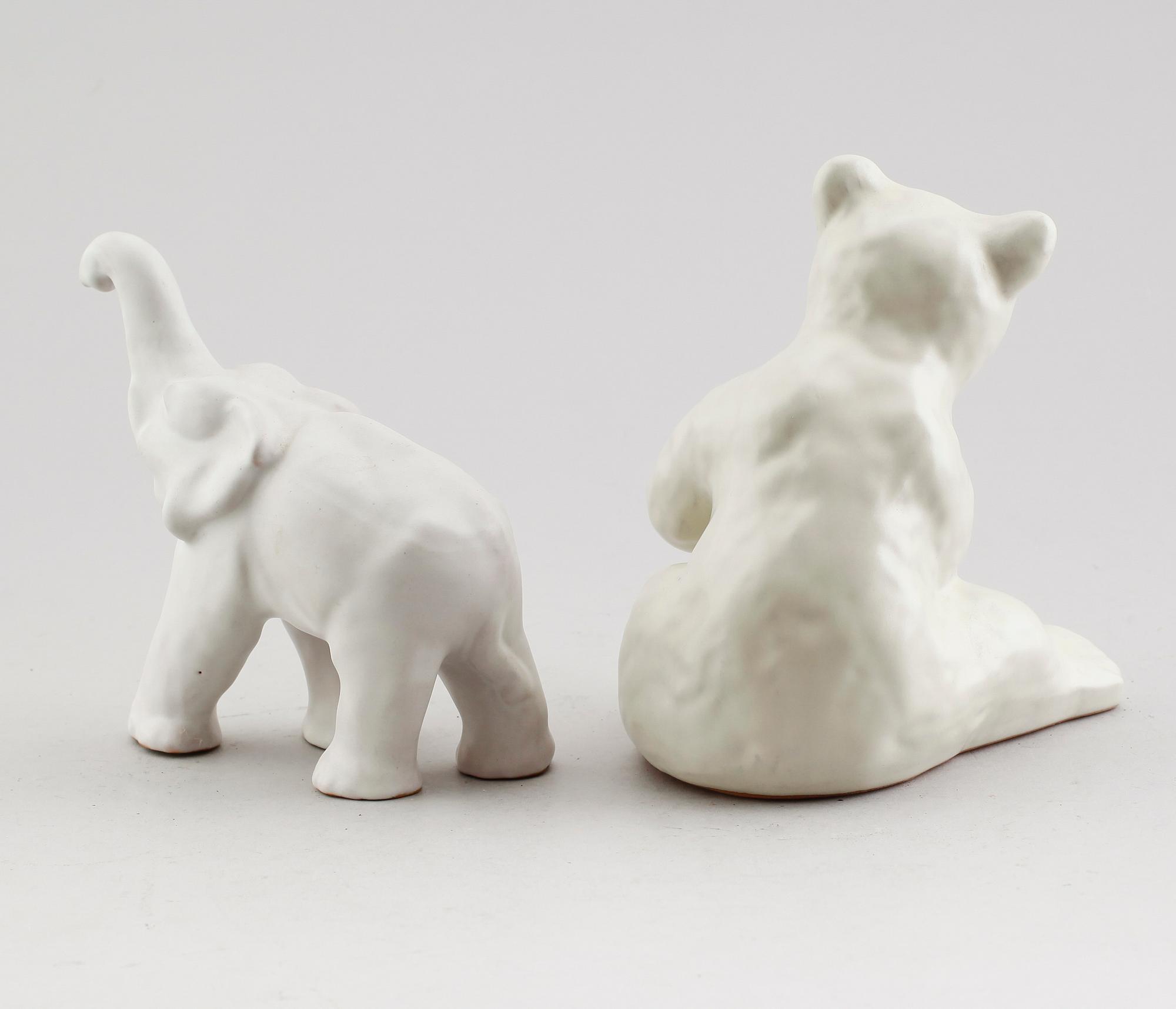 FIGURER, 2 st, keramik, Upsala-Ekeby.