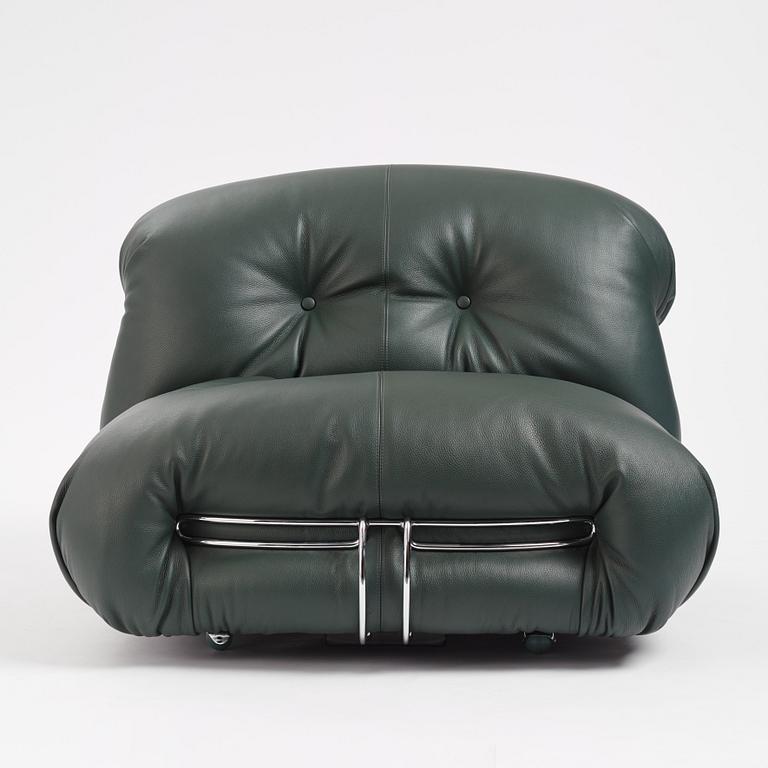 Afra & Tobia Scarpa, a "Soriana" easy chair, Cassina, Italy, post 1970.