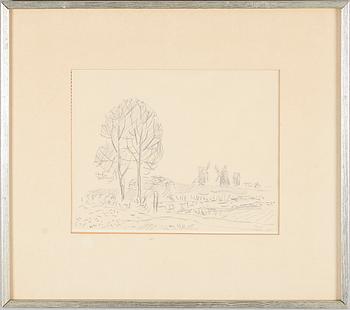 ARTHUR PERCY, blyerts, signerad, daterad Vickleby 1963.