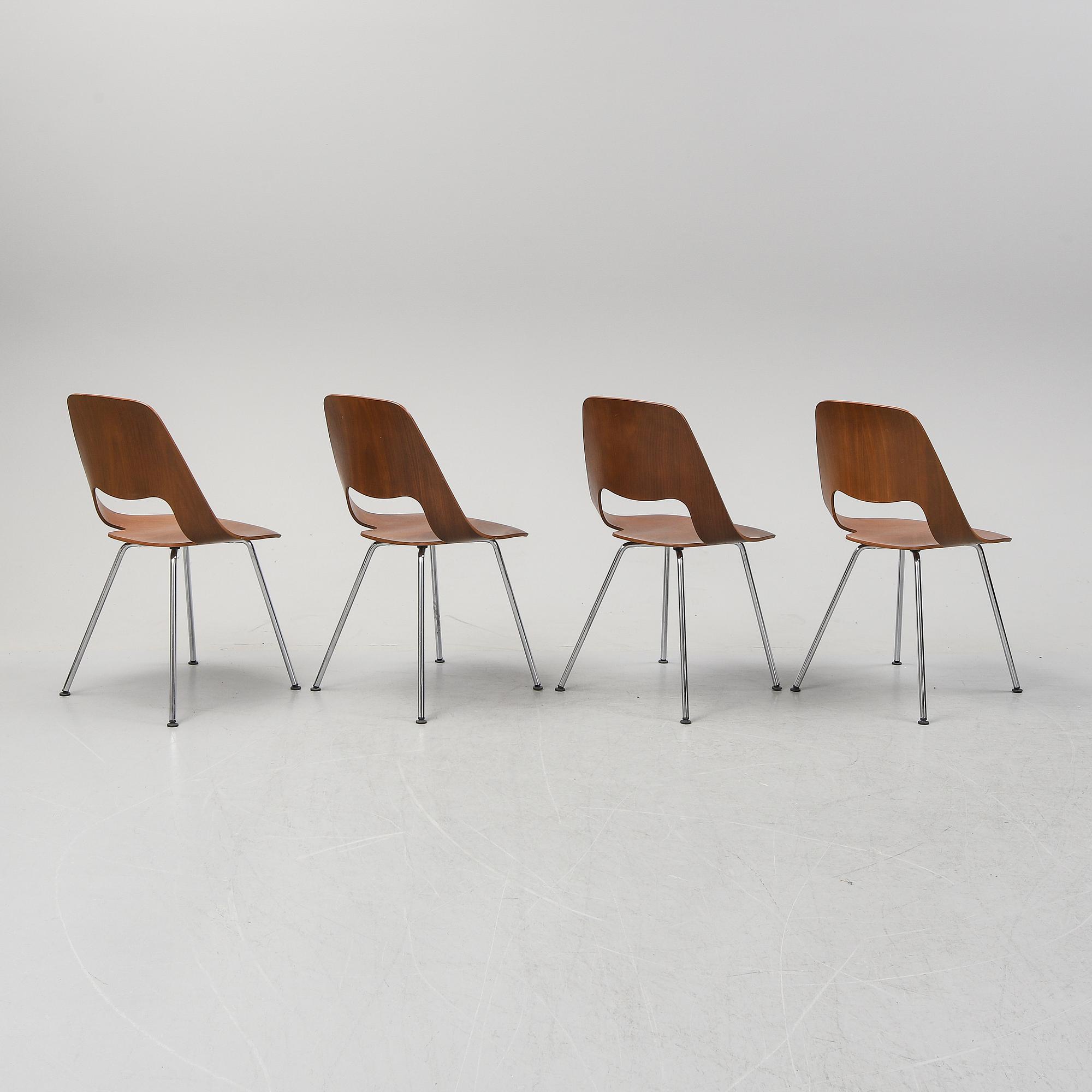 ALFREDO HÄBERLI, four 'Jill' chairs, Vitra, 2012.
