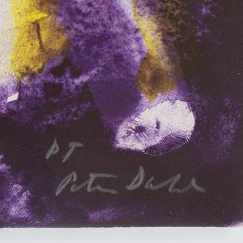 PETER DAHL, lithograph in colours, signed pt.