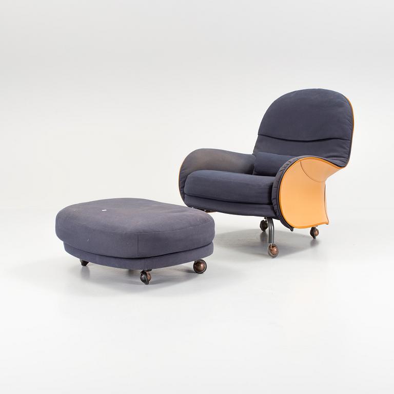 A Vico Magistretti 'Louisiana' lounge chair by De Padova, Italy.