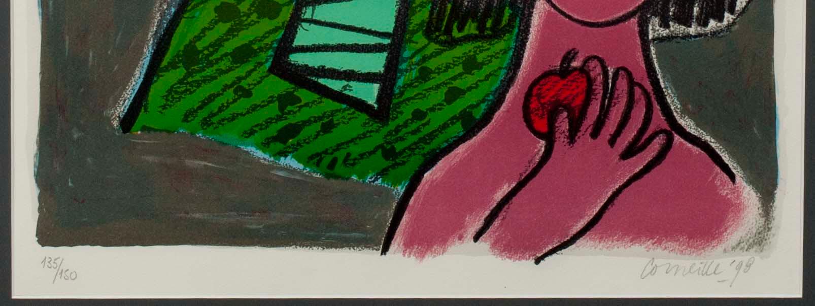 BEVERLOO CORNEILLE, färglitografi, sign. och dat. -98 och numr. 135/150.
