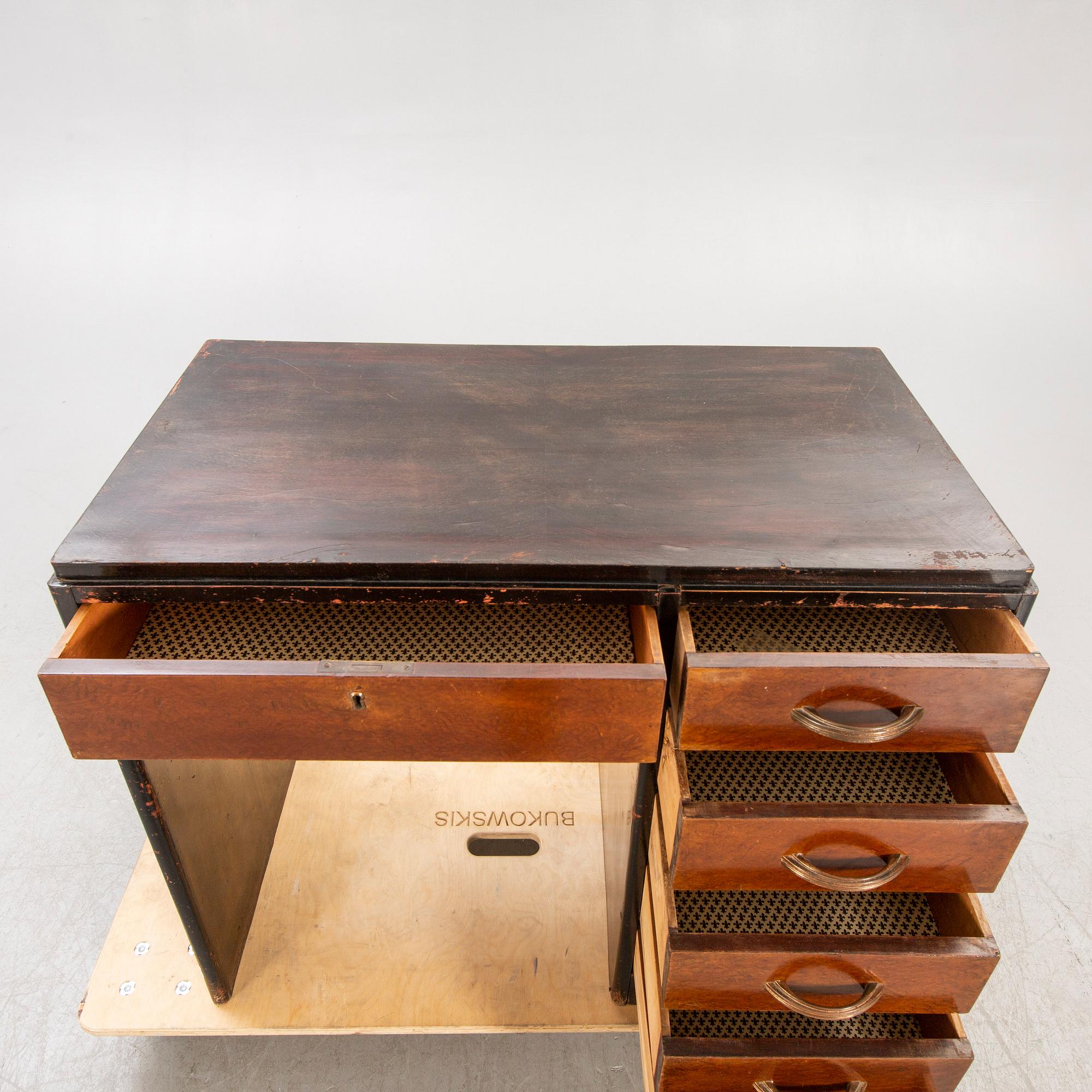 An Art Deco desk first half of the 20th century.
