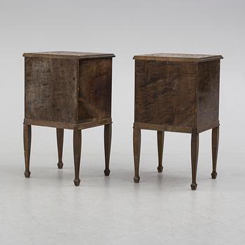 a pair of Art Déco bedside tables.