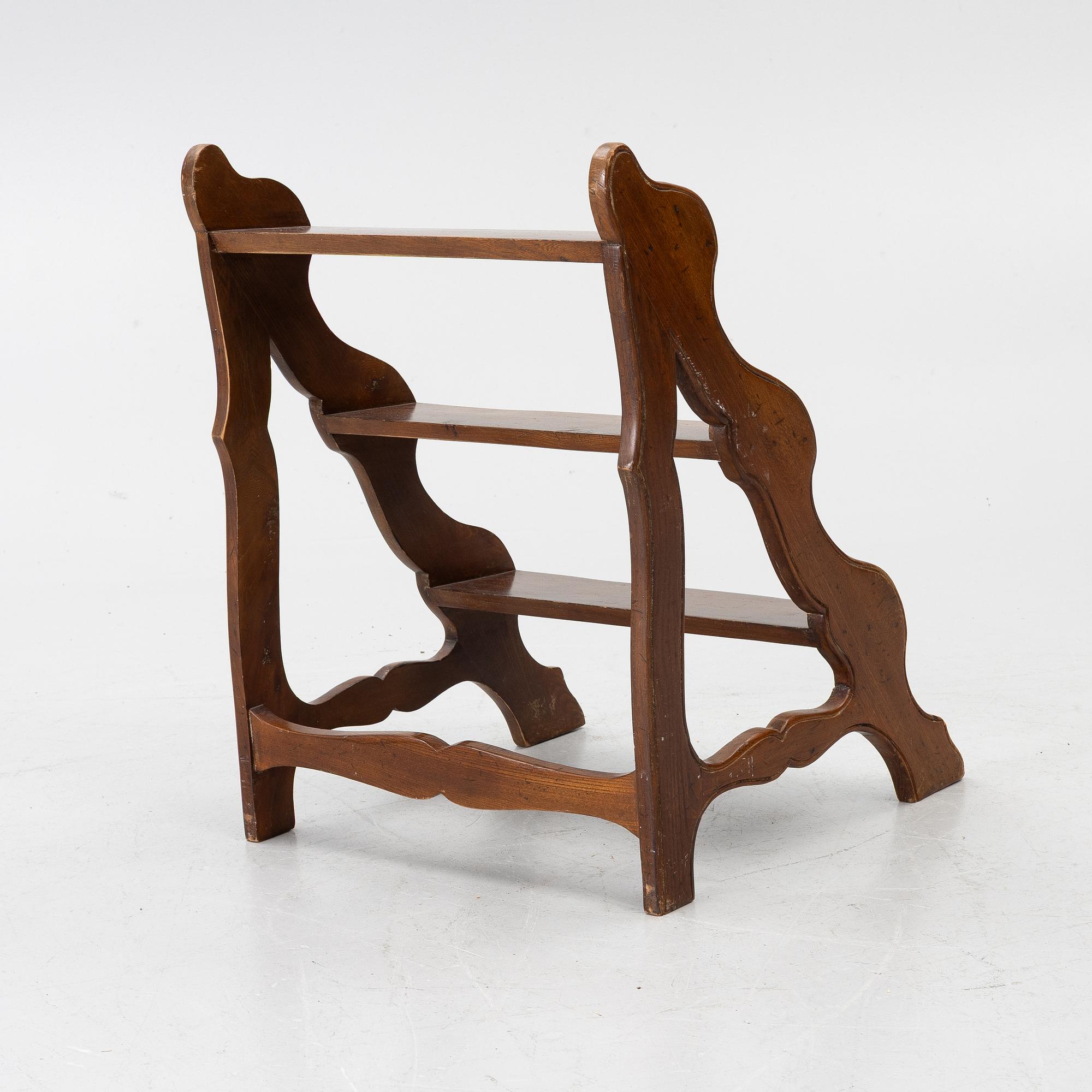 Step ladder/Library ladder, circa 1900.