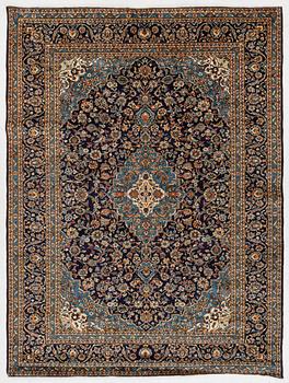 Rug, Keshan, approx. 387 x 291 cm.