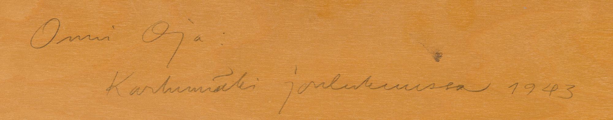 Onni Oja, ‘Karhumäki in December’.