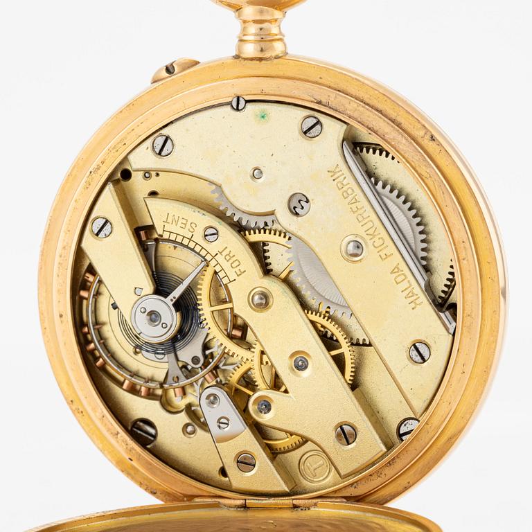Halda, pocket watch, 50 mm.