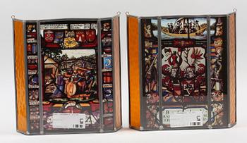 VÄGGARMATUR, ett par, 1900-tal.