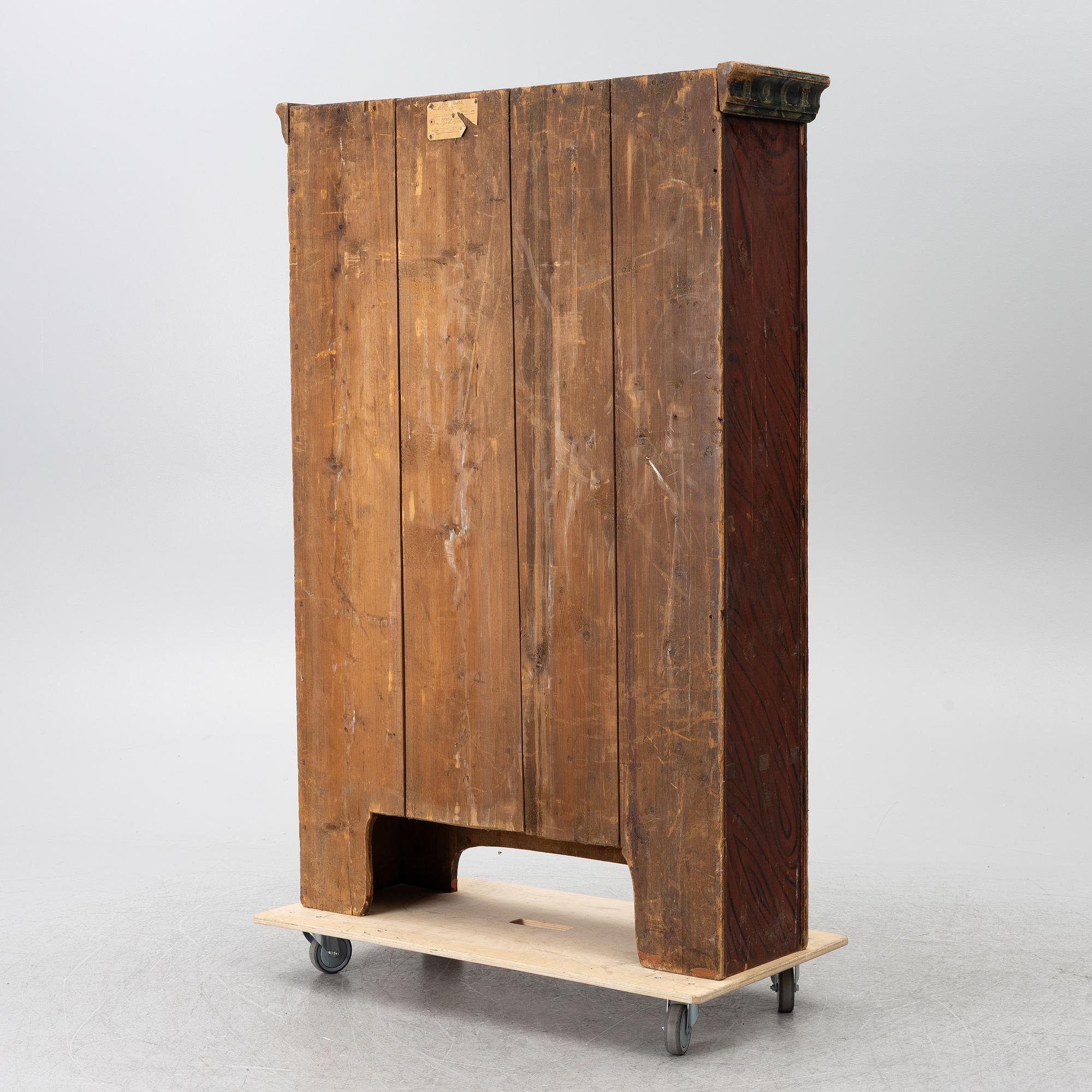 Skåp, allmoge, 1800-tal.