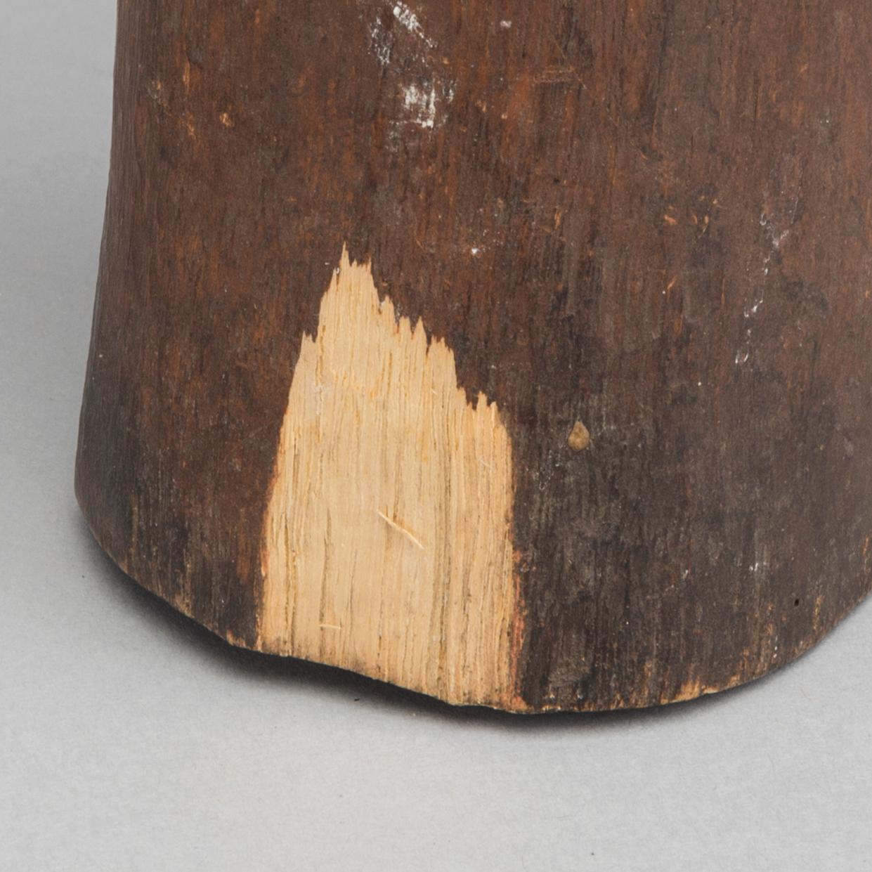 A slit drum, Yaka, D. R. Congo.