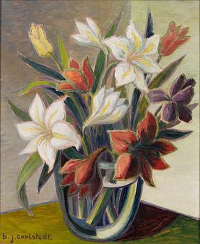 Birger Carlstedt, Still life with flowers.