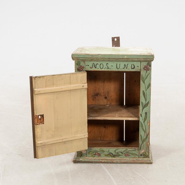 Wall cabinet, late 19th century.
