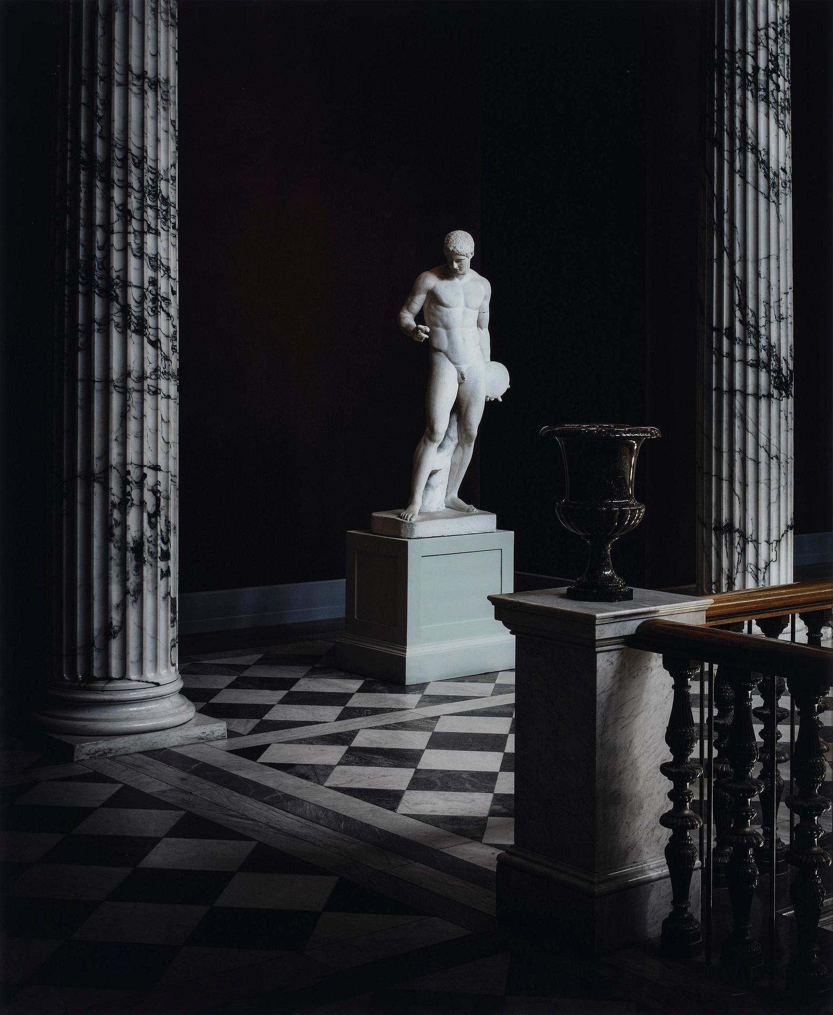 Bruno Ehrs, "Nationalmuseum i skymningsljus", 2018.