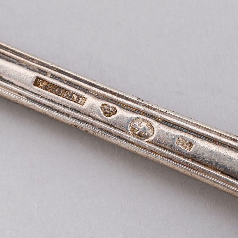 RAGUSKED, silver, Frans Holm, Vadstena 1853. Vikt ca 118 gram.