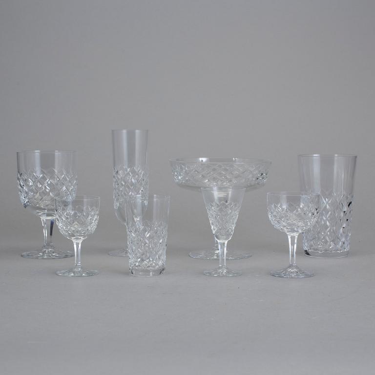 GLASSERVIS, 40 delar, "Briljant", Åfors, 1900-tal.