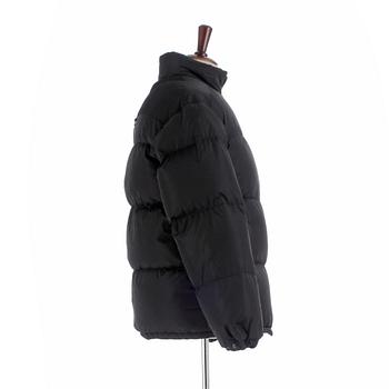 PRADA, a black down jacket, size 48.
