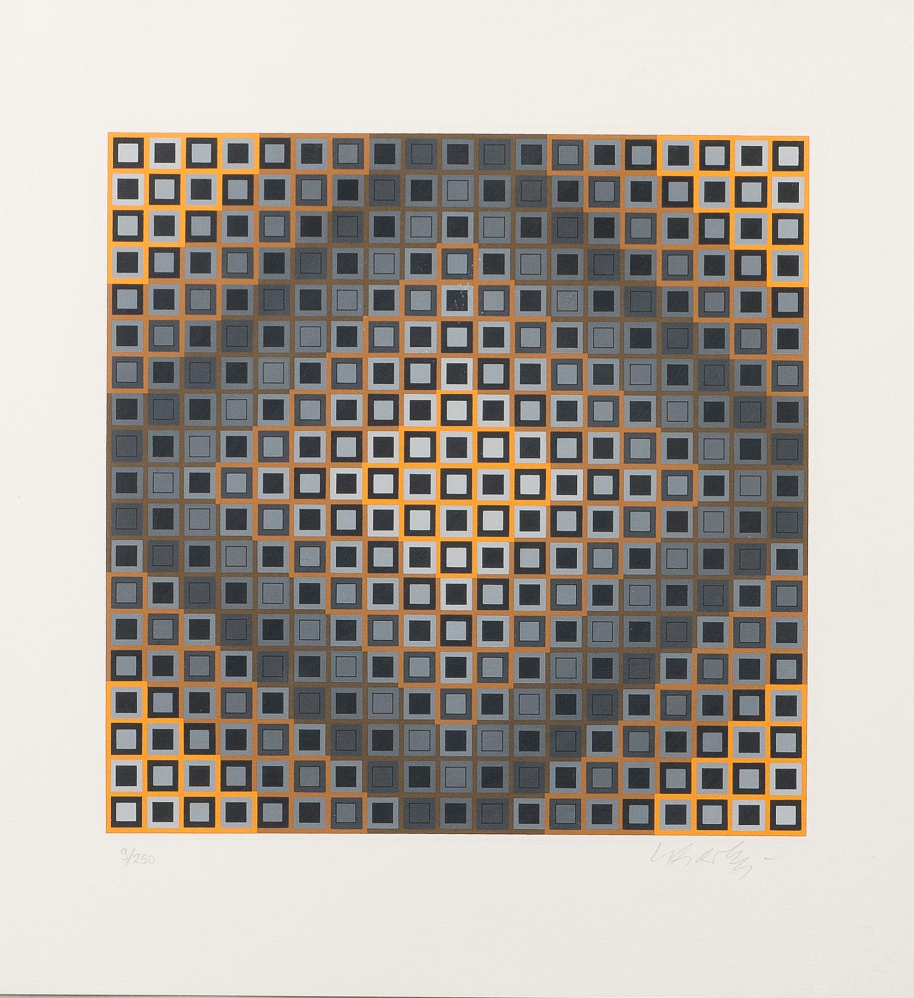 VICTOR VASARELY, serigraph, signed and marked 9/250.