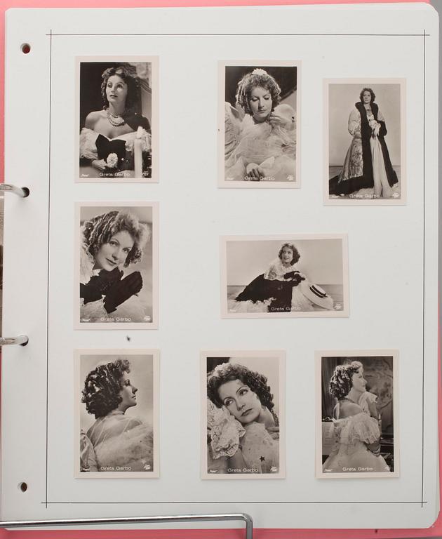 SAMLING, GRETA GARBO, ca 135 delar.