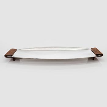 Tapio Wirkkala, bricka, silver, TW 225, Kultakeskus, Tavastehus 1960.