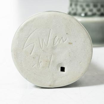 Sven Wejsfelt, a set of 33 stoneware chess pieces, Gustavsberg Studio 1964.