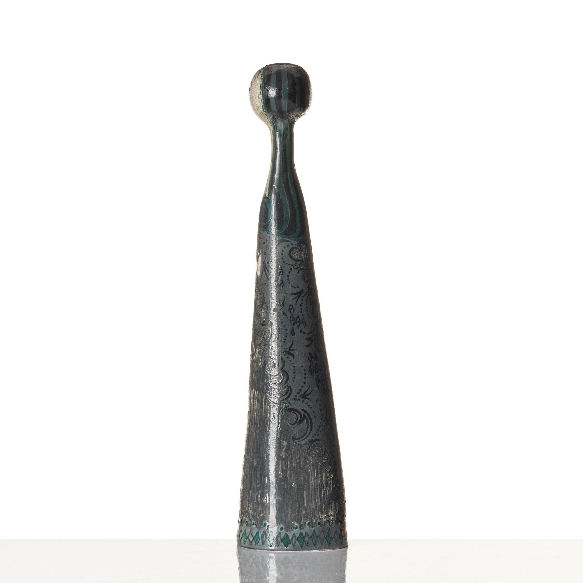 Birger Kaipiainen, a glazed ceramic sculpture, Arabia, Finland 1950s.