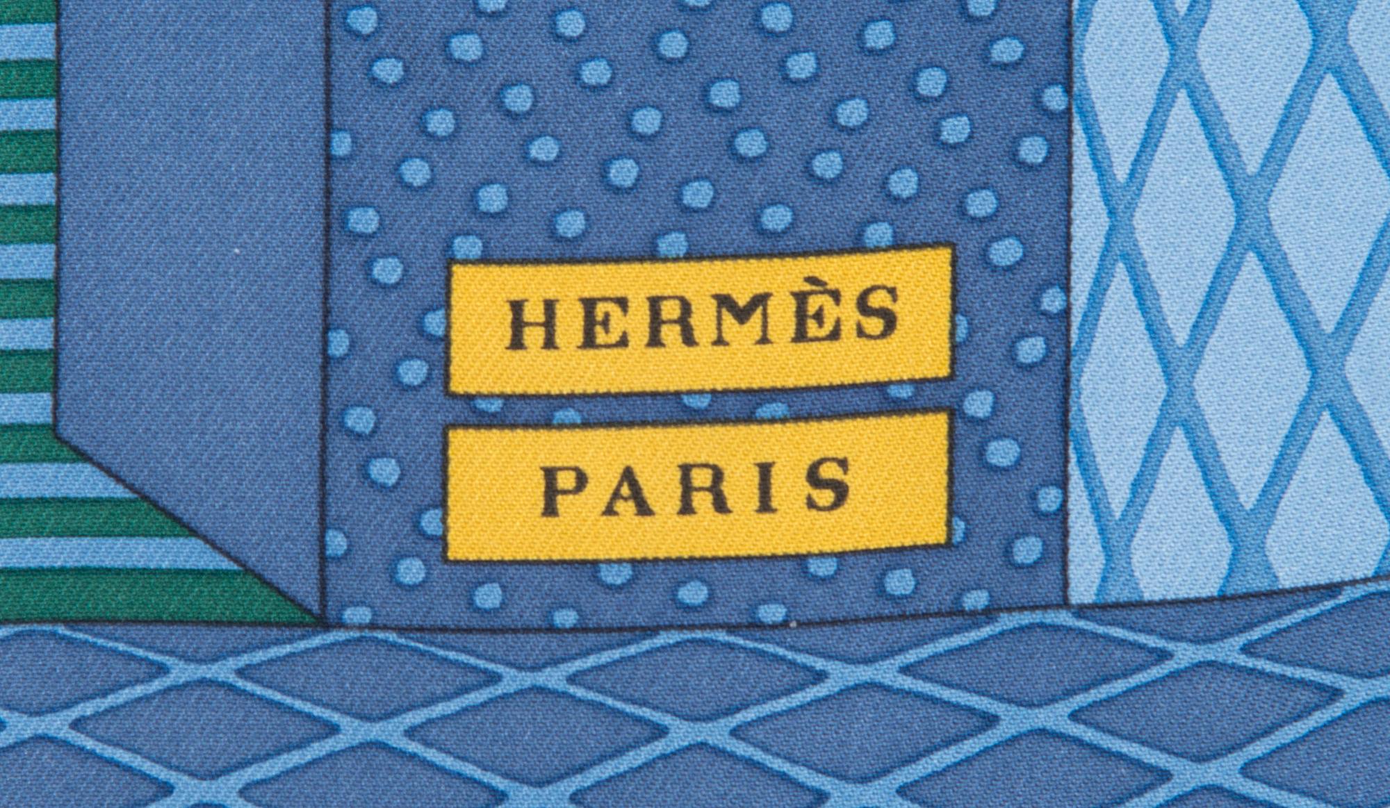 Hermès, a 'Grand Théâtre Nouveau' silk scarf.
