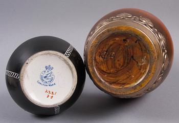 PARTI KERAMIK, 9 delar, bl a Ipsen, Rosenthal och Dresden, 1800/1900-tal.