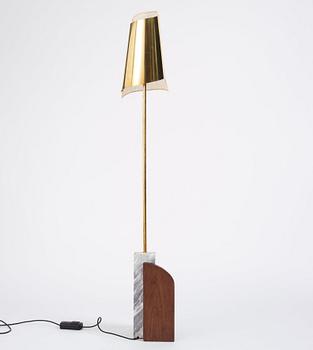 Erik Bratsberg, a "Lorian", floor lamp, first edition, executed in his workshop, Stockholm, 2021.