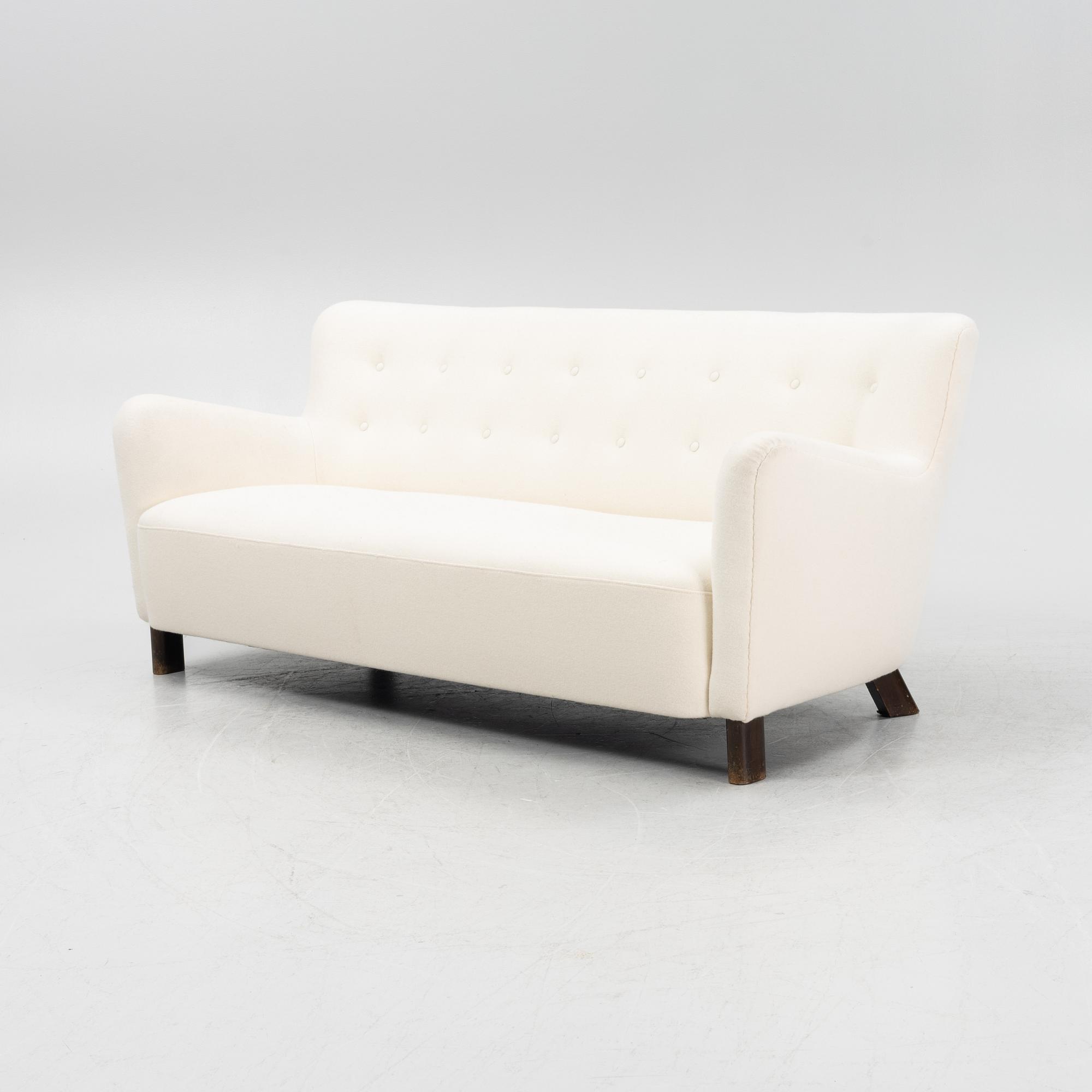 Fritz Hansen, a model 1669 sofa, Denmark, 1940's/50's.