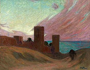 Hanna Hirsch-Pauli, Visby City Wall.