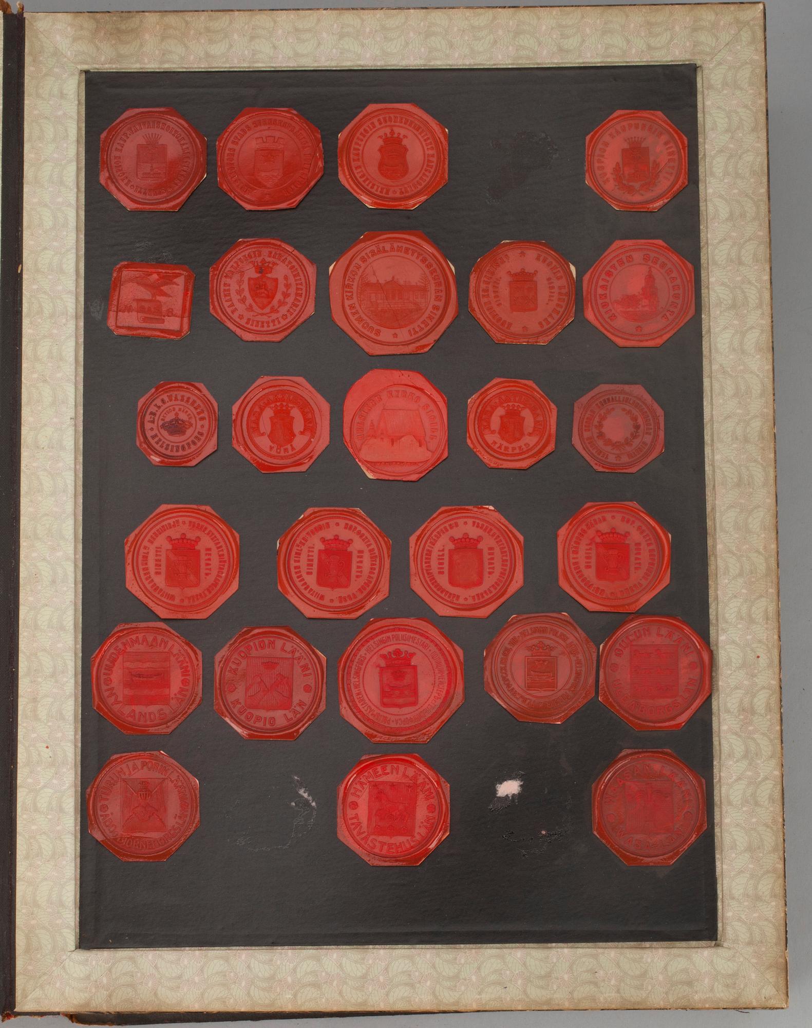 A  FOLDER WITH SEAL.