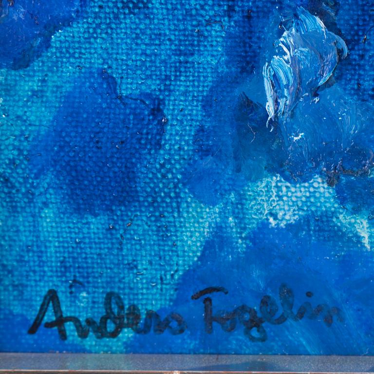 ANDERS FOGELIN, olja på duk, signerad.